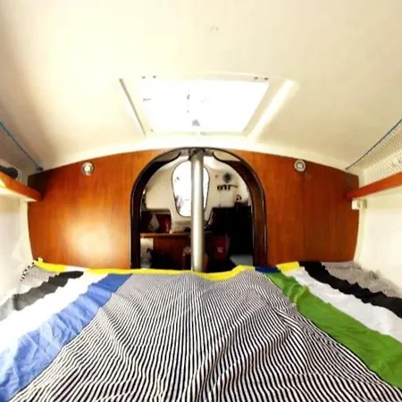 Botel Sailboat In Belem, Romantic Sleep, Romantic Night. *