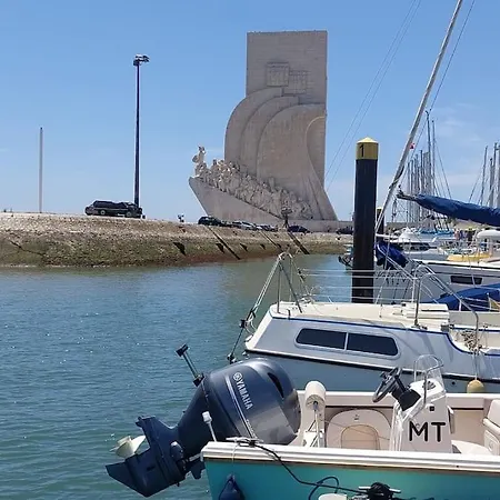 Sailboat In Belem, Romantic Sleep, Romantic Night. * Lisboa