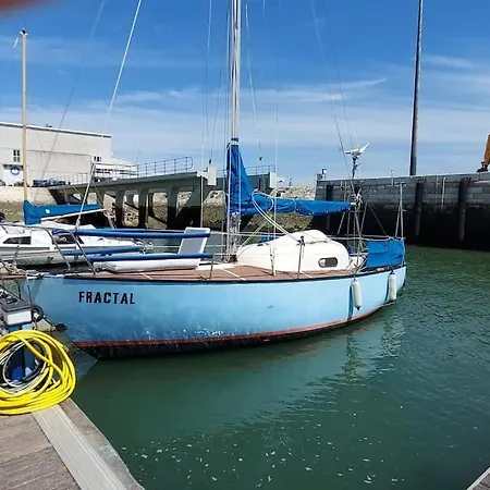Sailboat In Belem, Romantic Sleep, Romantic Night. Botel Lisboa